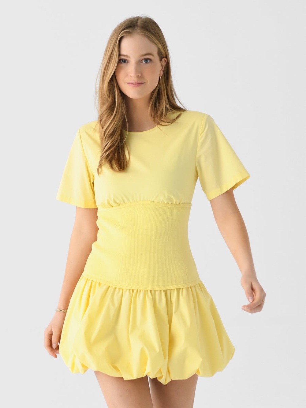 SIMKHAI Women's Buttercream Libbie Mini Dress